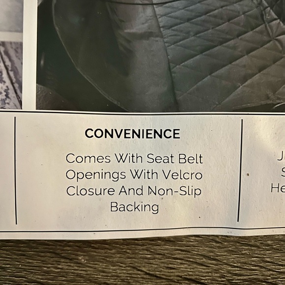 BarksBar Luxury Dog Car Seat Cover Hammock Convertible – NWT - Picture 4 of 6